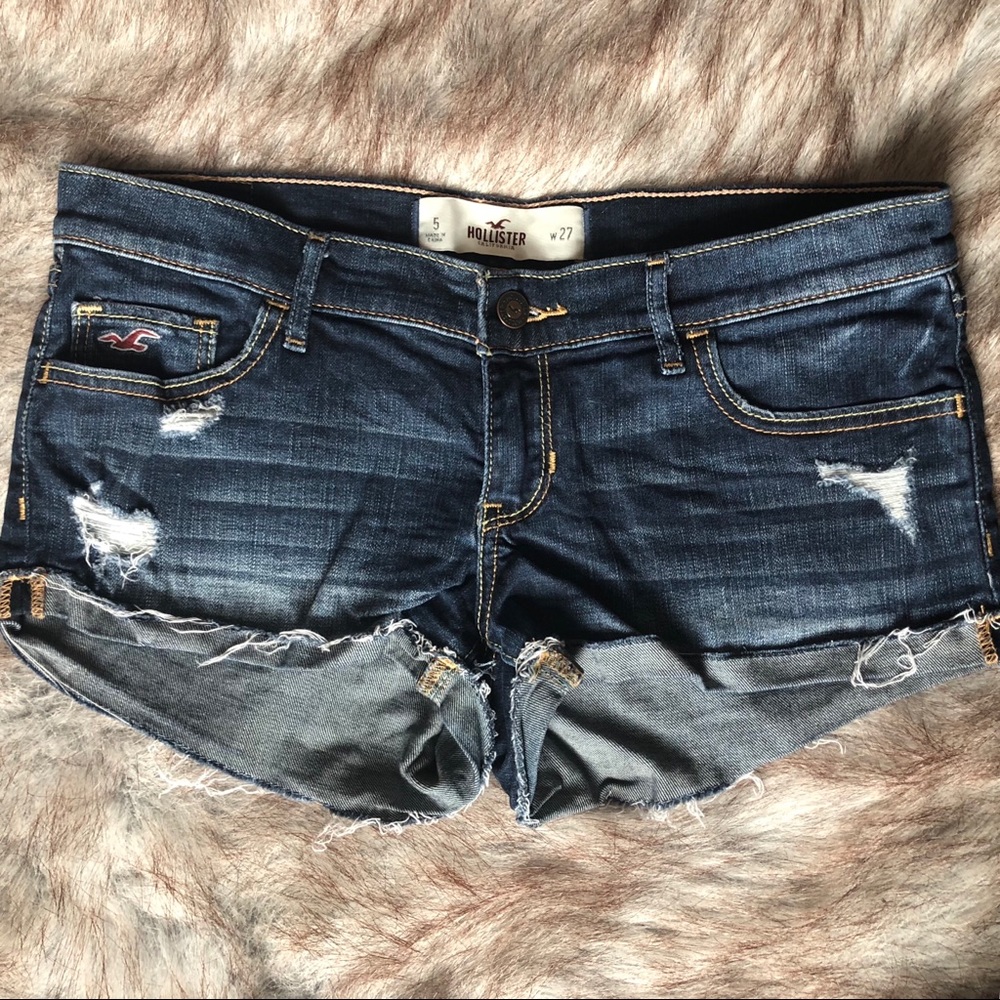 Distressed Jean Shorts